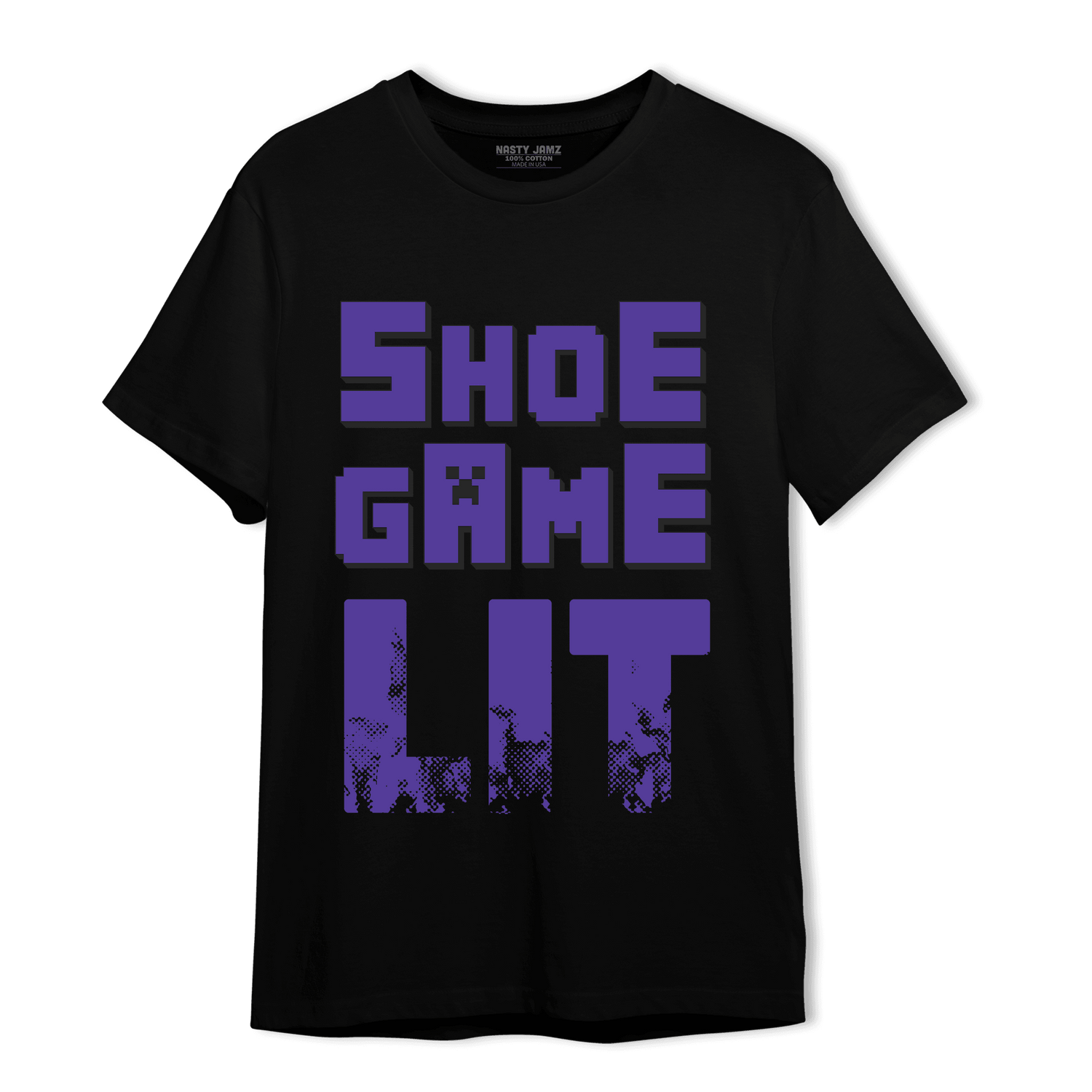 Field Purple 12s T Shirt Match Shoe Game Lit - NastyJamz