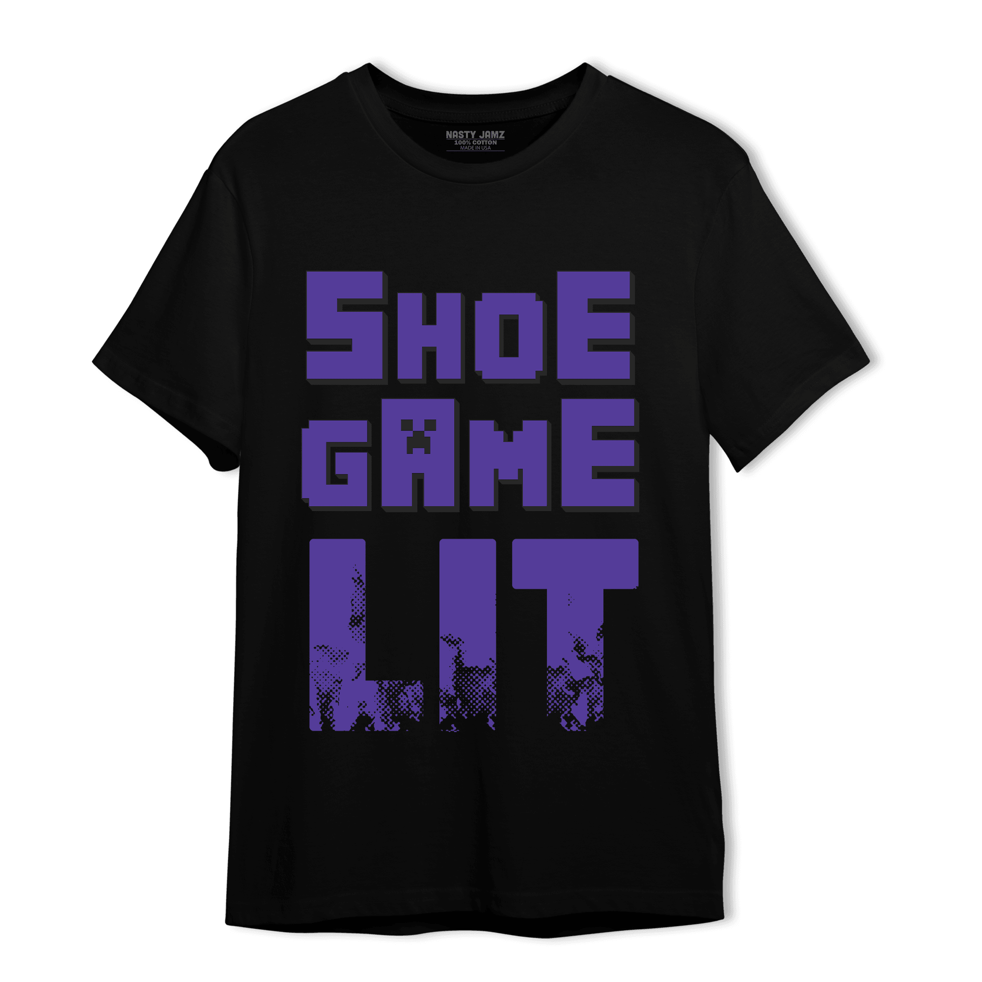 Field Purple 12s T Shirt Match Shoe Game Lit - NastyJamz