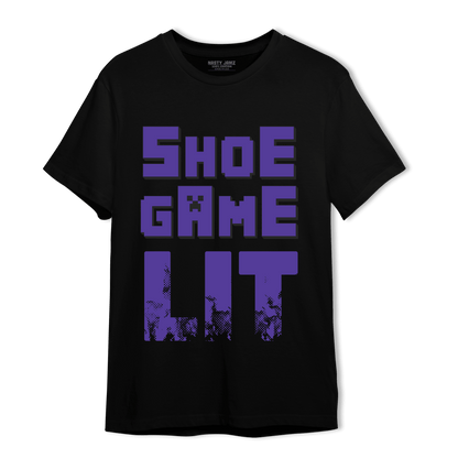 Field Purple 12s T Shirt Match Shoe Game Lit - NastyJamz