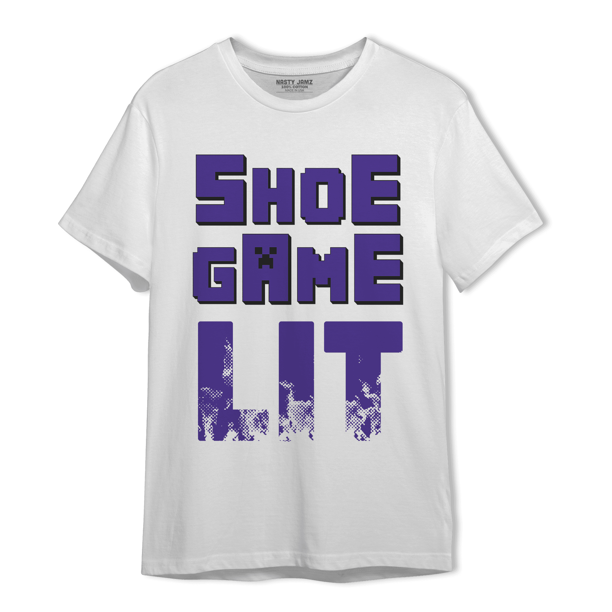 Field Purple 12s T Shirt Match Shoe Game Lit - NastyJamz