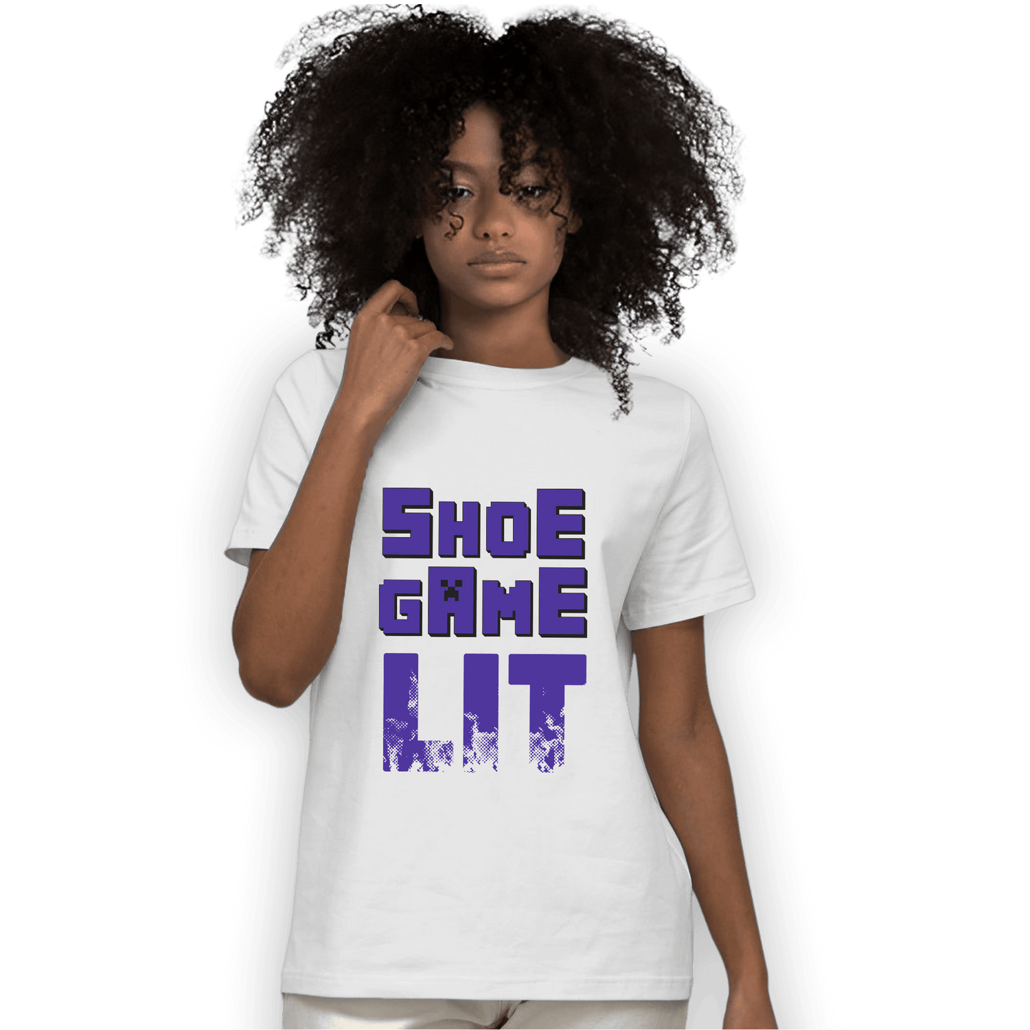 Field Purple 12s T Shirt Match Shoe Game Lit - NastyJamz