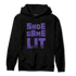 Field Purple 12s Hoodie Match Shoe Game Lit - NastyJamz