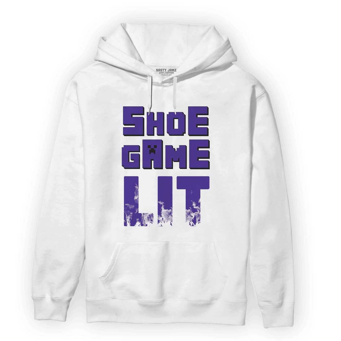 Field Purple 12s Hoodie Match Shoe Game Lit - NastyJamz