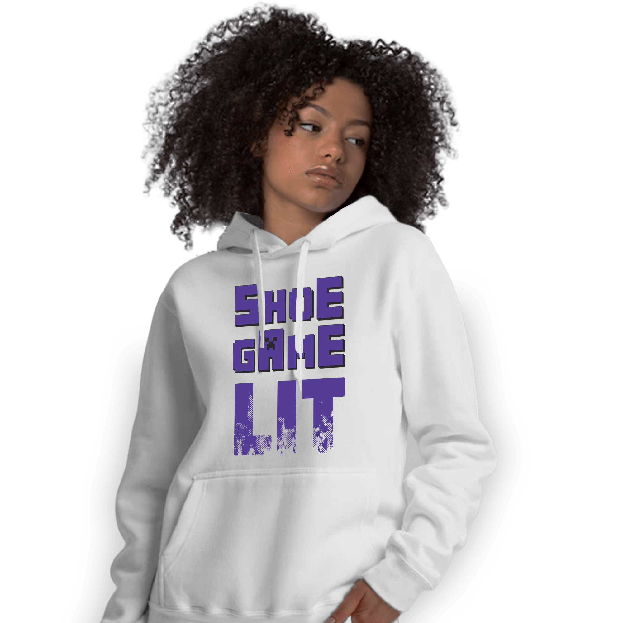 Field Purple 12s Hoodie Match Shoe Game Lit - NastyJamz