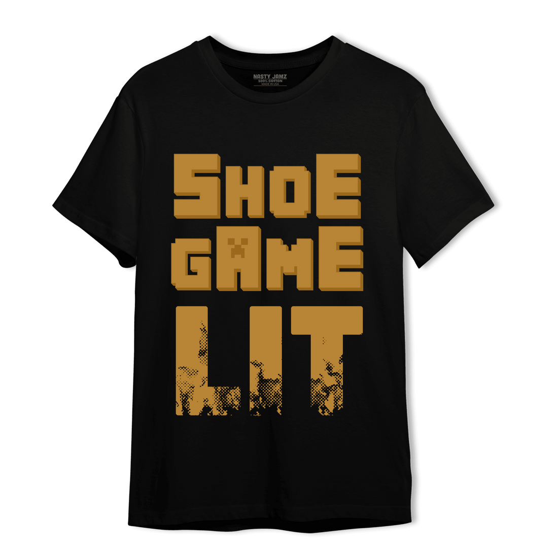 Wheat 13s T Shirt Match Shoe Game Lit - NastyJamz