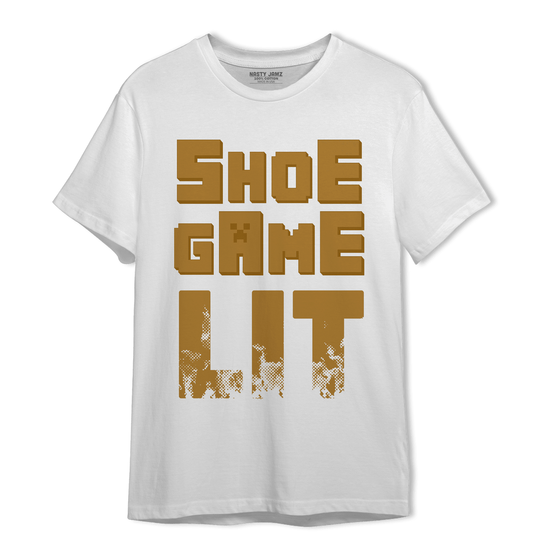 Wheat 13s T Shirt Match Shoe Game Lit - NastyJamz