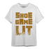 Wheat 13s T Shirt Match Shoe Game Lit - NastyJamz