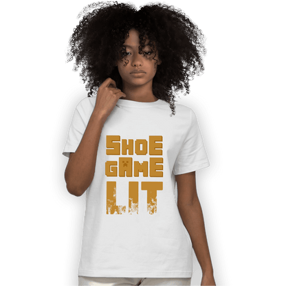 Wheat 13s T Shirt Match Shoe Game Lit - NastyJamz