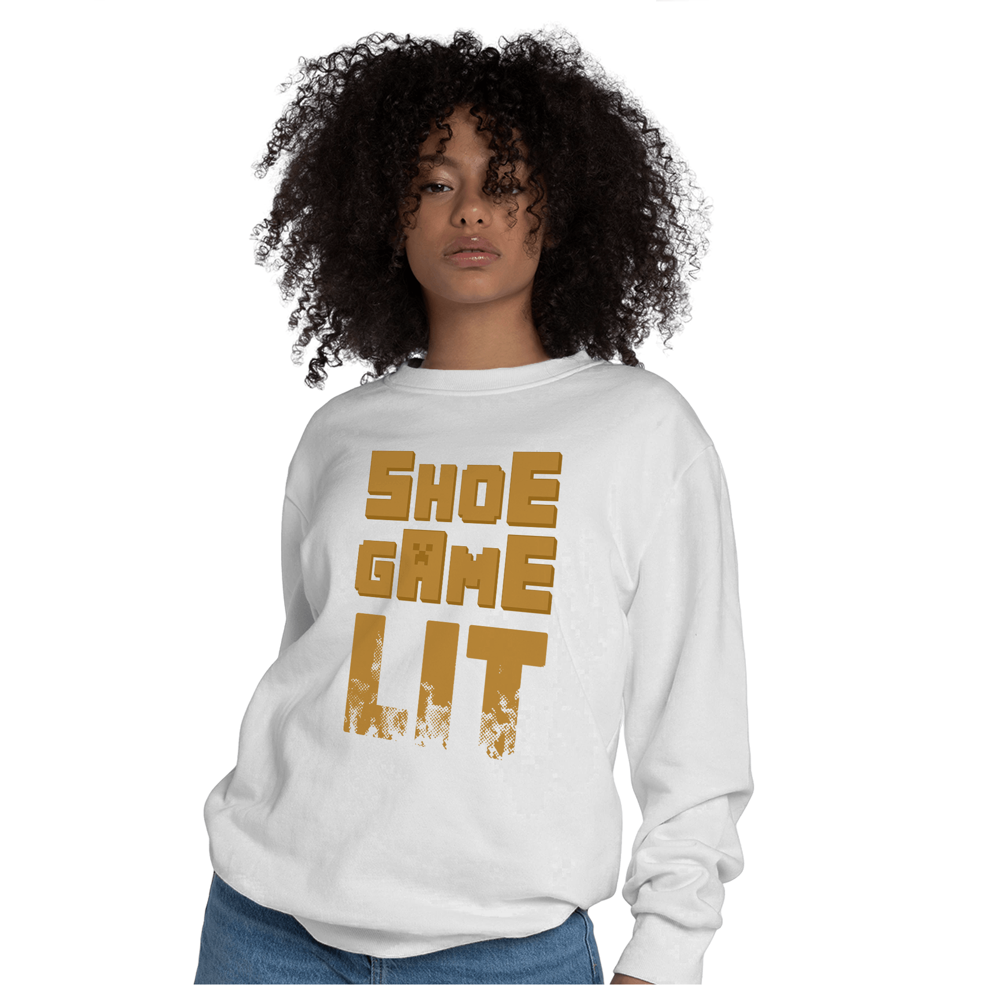 Wheat 13s Sweatshirt Match Shoe Game Lit - NastyJamz