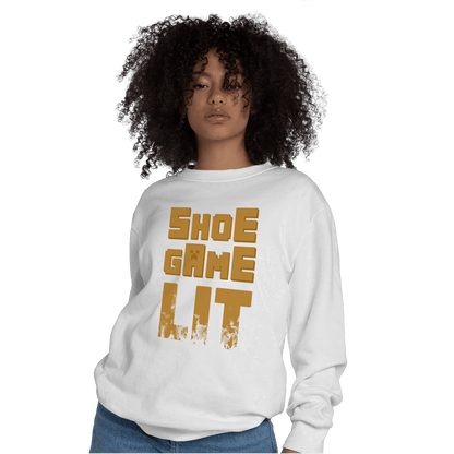 Wheat 13s Sweatshirt Match Shoe Game Lit - NastyJamz