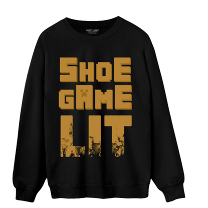 Wheat 13s Sweatshirt Match Shoe Game Lit - NastyJamz