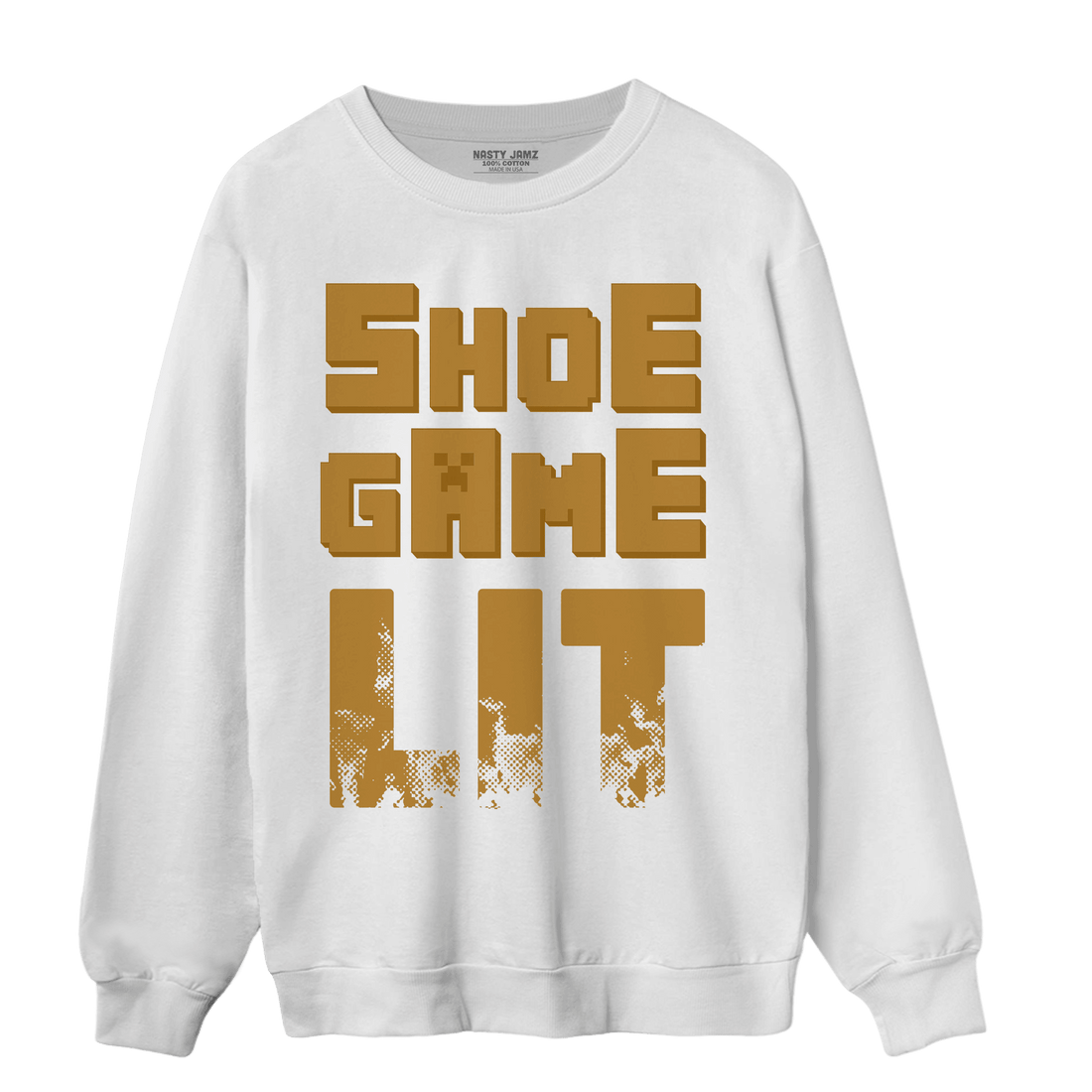 Wheat 13s Sweatshirt Match Shoe Game Lit - NastyJamz