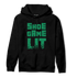 Celtic Lucky Green 1s Hoodie Match Shoe Game Lit - NastyJamz
