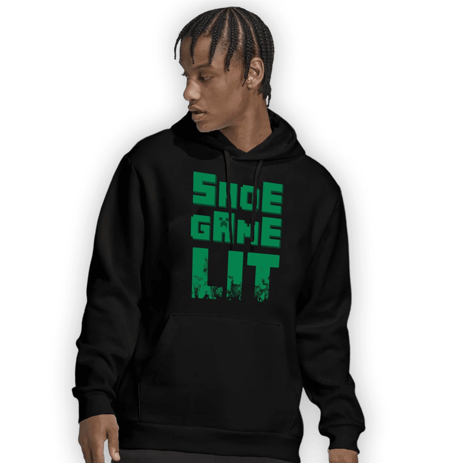 Celtic Lucky Green 1s Hoodie Match Shoe Game Lit - NastyJamz