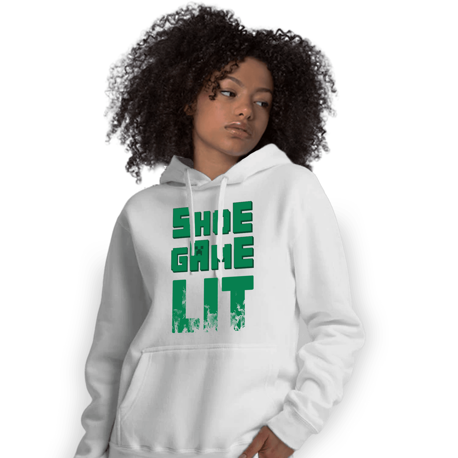 Celtic Lucky Green 1s Hoodie Match Shoe Game Lit - NastyJamz