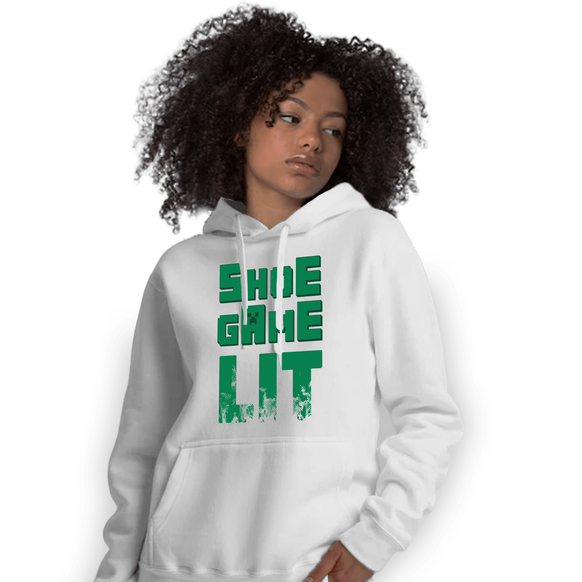 Celtic Lucky Green 1s Hoodie Match Shoe Game Lit - NastyJamz