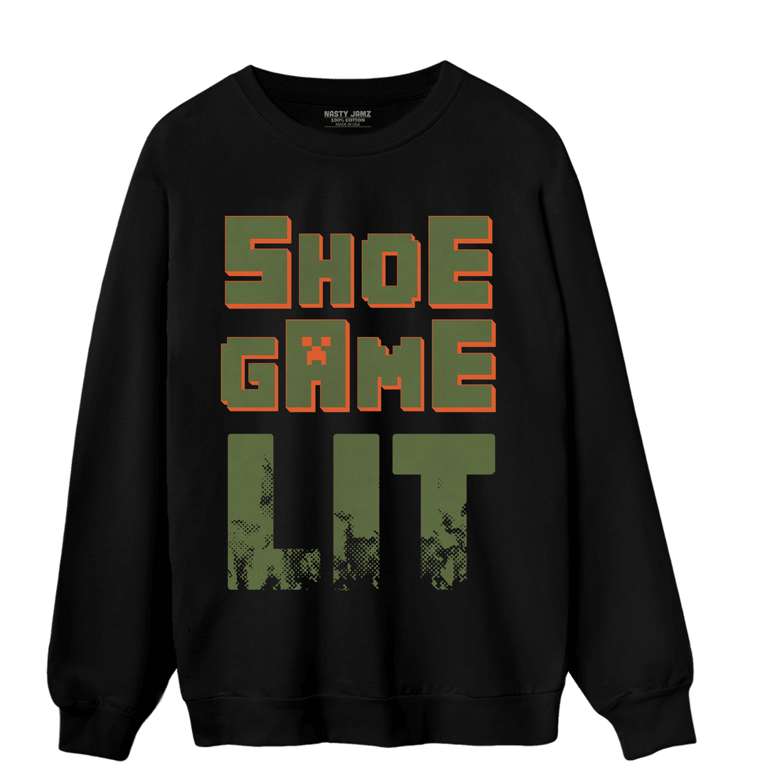 High OG Celadon 1s Sweatshirt Match Shoe Game Lit - NastyJamz