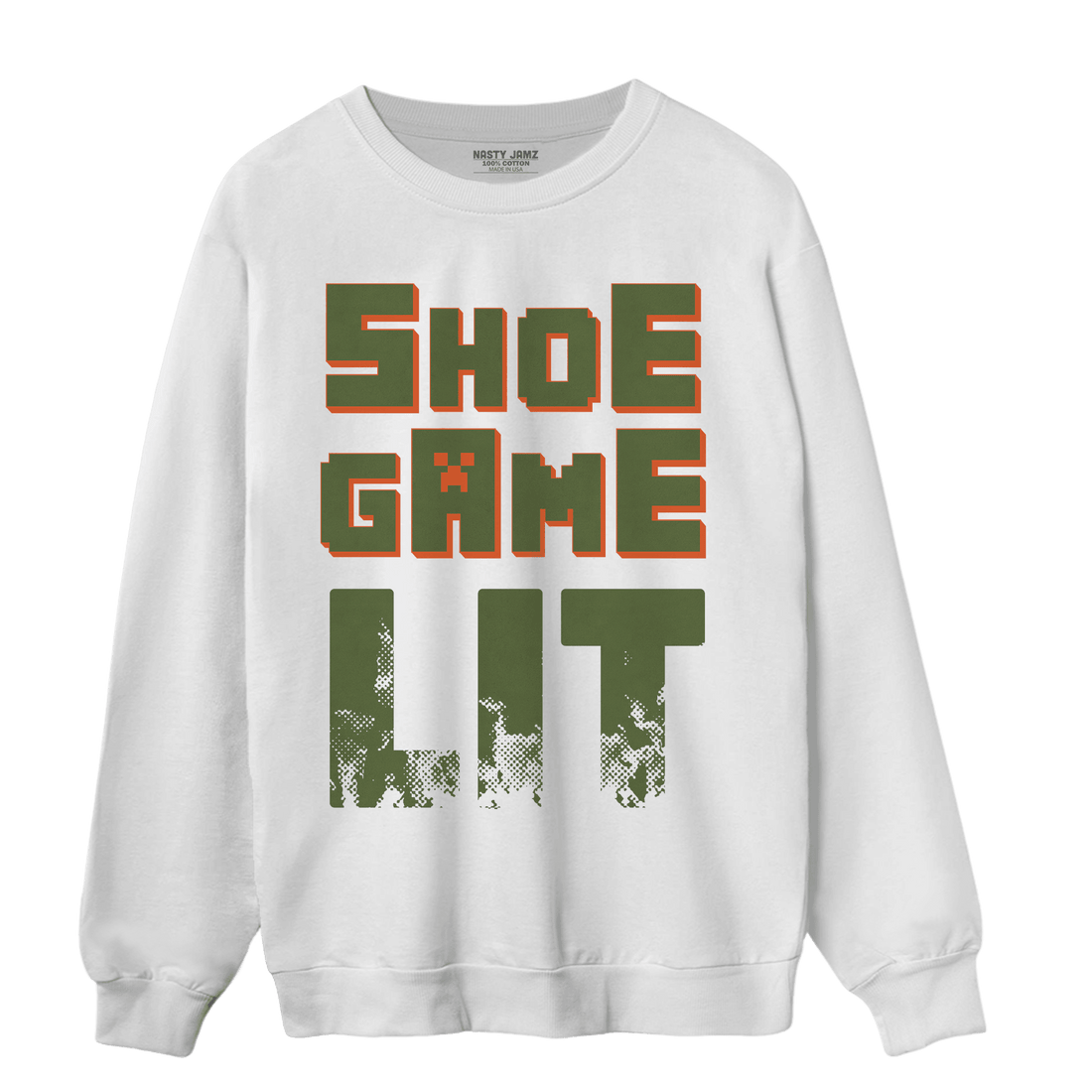 High OG Celadon 1s Sweatshirt Match Shoe Game Lit - NastyJamz