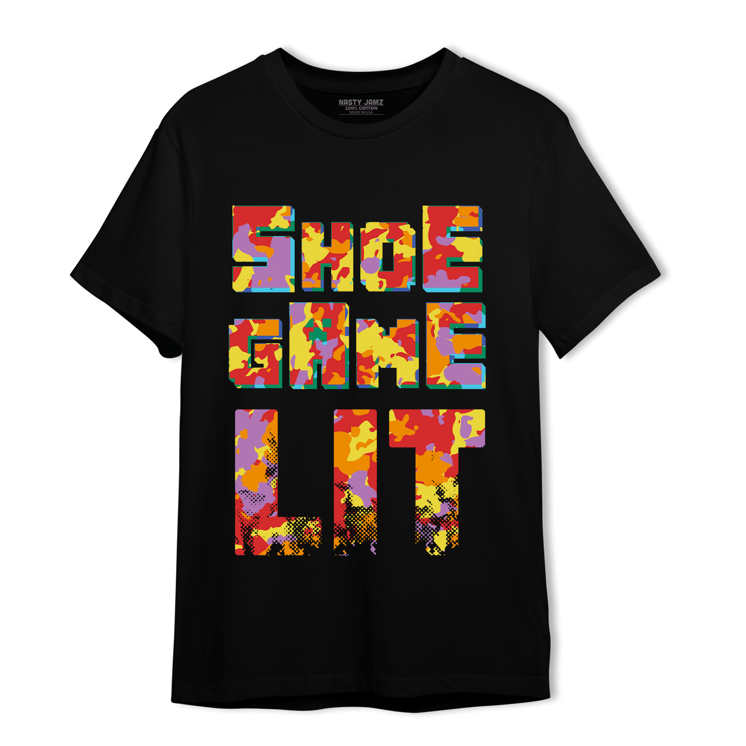 Mid GS Six Championships 1s T Shirt Match Shoe Game Lit - NastyJamz