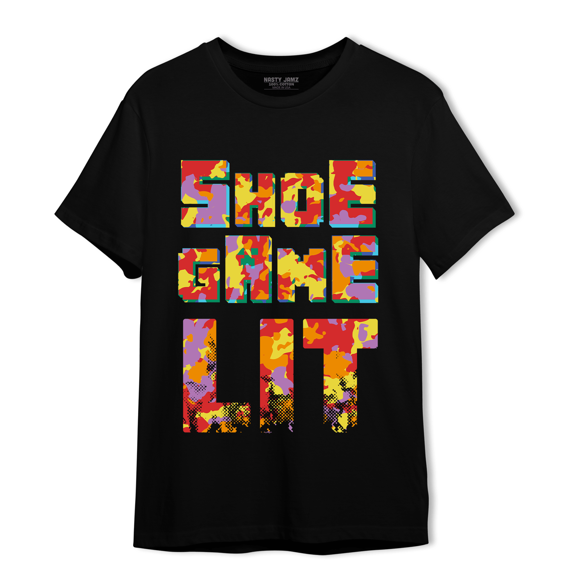 Mid GS Six Championships 1s T Shirt Match Shoe Game Lit - NastyJamz