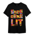 Mid GS Six Championships 1s T Shirt Match Shoe Game Lit - NastyJamz