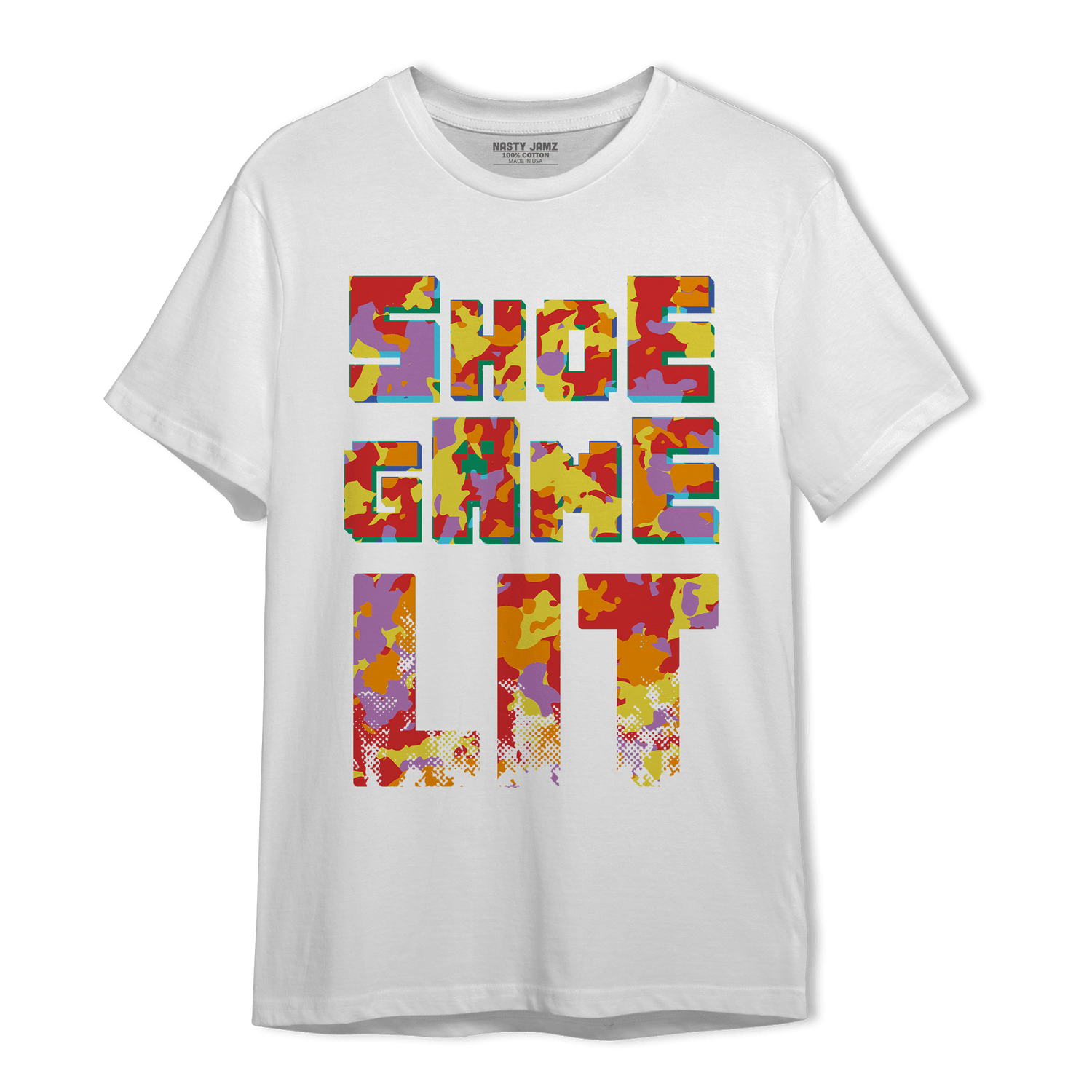Mid GS Six Championships 1s T Shirt Match Shoe Game Lit - NastyJamz
