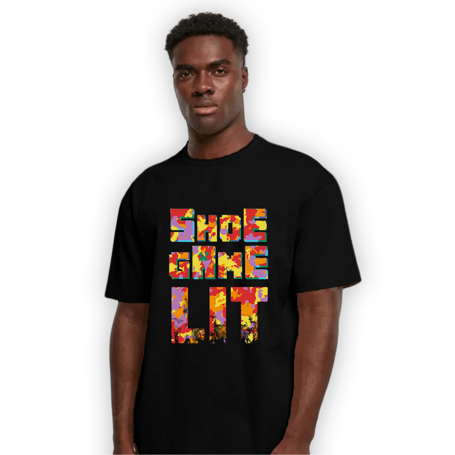 Mid GS Six Championships 1s T Shirt Match Shoe Game Lit - NastyJamz