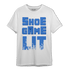University Blue Toe 1s T Shirt Match Shoe Game Lit - NastyJamz