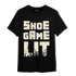 Off Noir 3s T Shirt Match Shoe Game Lit - NastyJamz