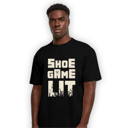Off Noir 3s T Shirt Match Shoe Game Lit - NastyJamz