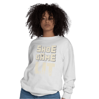 Off Noir 3s Sweatshirt Match Shoe Game Lit - NastyJamz