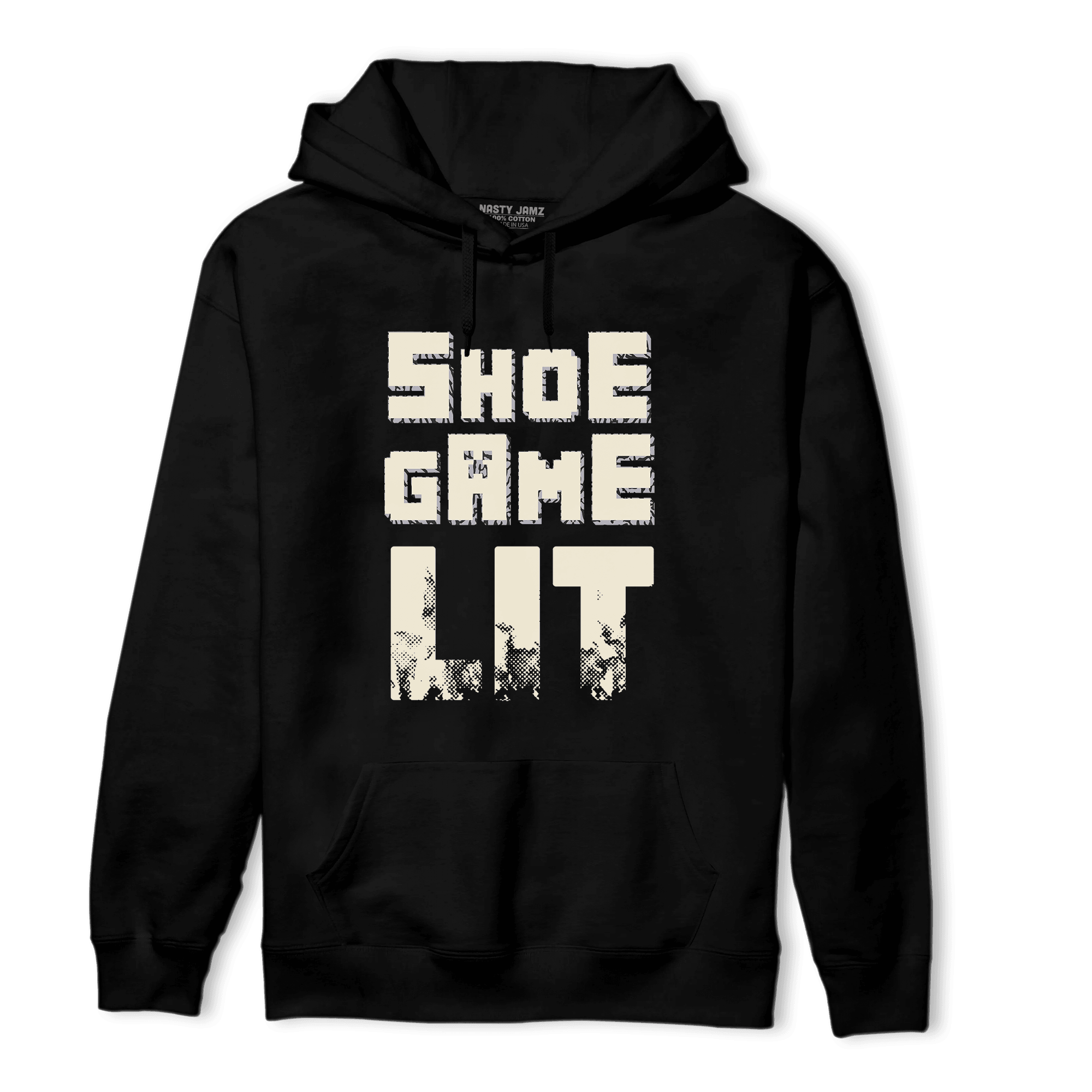 Off Noir 3s Hoodie Match Shoe Game Lit - NastyJamz