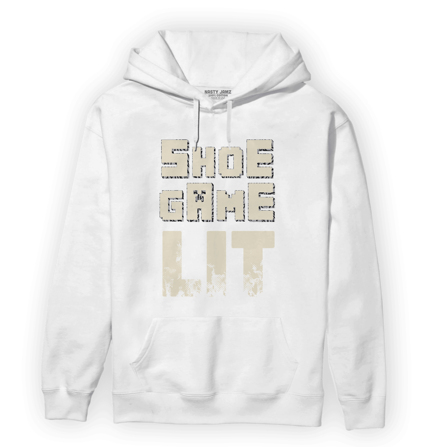 Off Noir 3s Hoodie Match Shoe Game Lit - NastyJamz