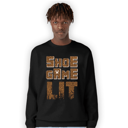 Palomino 3s Sweatshirt Match Shoe Game Lit - NastyJamz