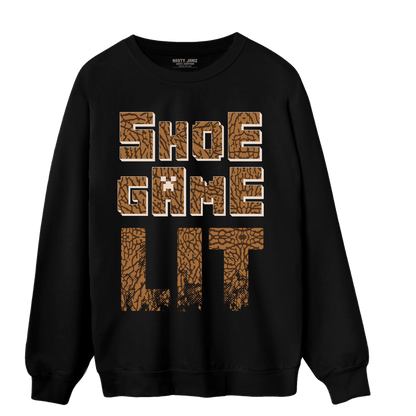 Palomino 3s Sweatshirt Match Shoe Game Lit - NastyJamz