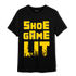 Thunder 4s T Shirt Match Shoe Game Lit - NastyJamz