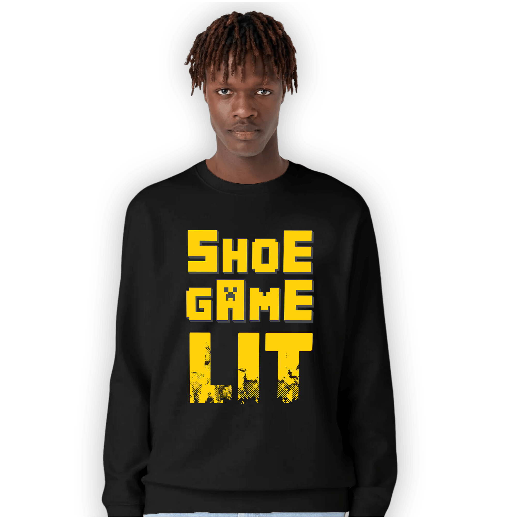 Thunder 4s Sweatshirt Match Shoe Game Lit - NastyJamz