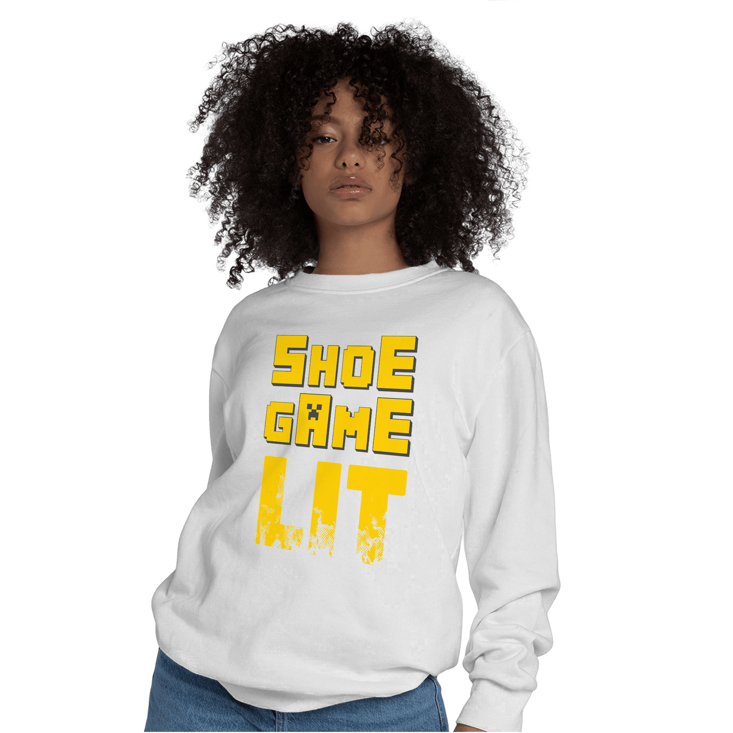 Thunder 4s Sweatshirt Match Shoe Game Lit - NastyJamz
