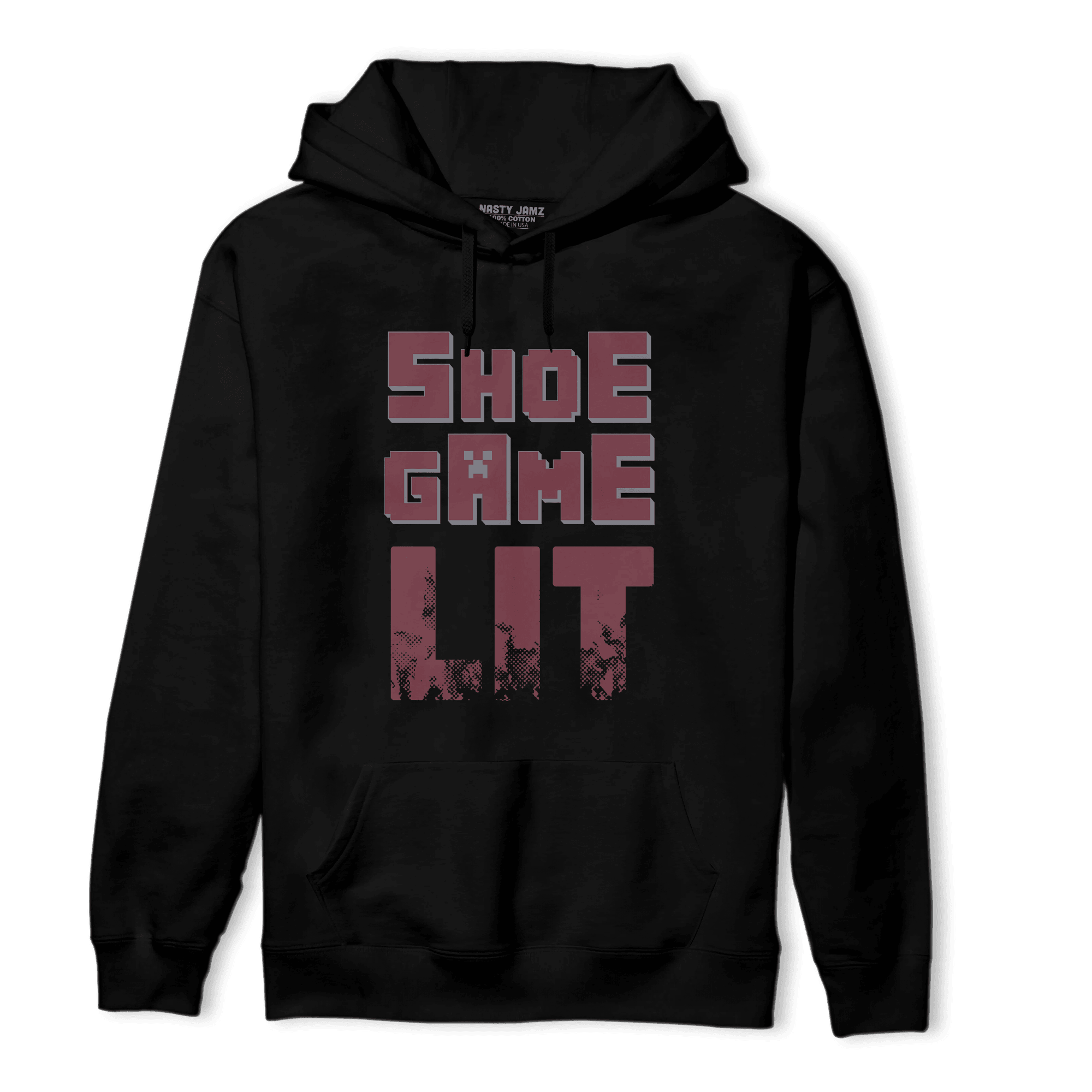 Burgundy 5s Hoodie Match Shoe Game Lit - NastyJamz