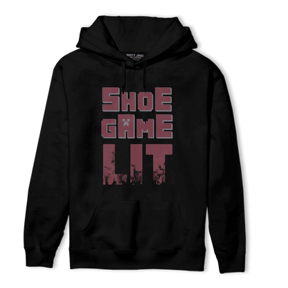 Burgundy 5s Hoodie Match Shoe Game Lit - NastyJamz