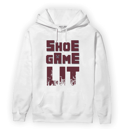 Burgundy 5s Hoodie Match Shoe Game Lit - NastyJamz