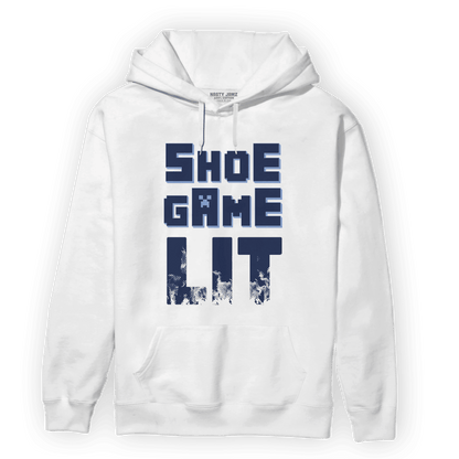 Midnight Navy 5s Hoodie Match Shoe Game Lit - NastyJamz