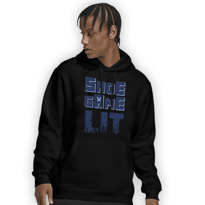 Midnight Navy 5s Hoodie Match Shoe Game Lit - NastyJamz