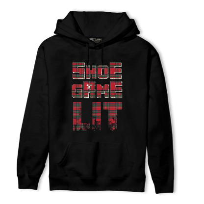 Plaid 5s Hoodie Match Shoe Game Lit - NastyJamz