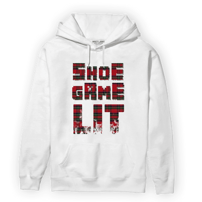 Plaid 5s Hoodie Match Shoe Game Lit - NastyJamz