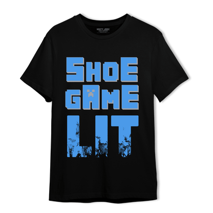 University Blue 5s T Shirt Match Shoe Game Lit - NastyJamz