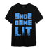 University Blue 5s T Shirt Match Shoe Game Lit - NastyJamz