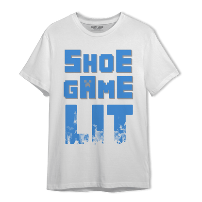 University Blue 5s T Shirt Match Shoe Game Lit - NastyJamz