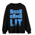 University Blue 5s Sweatshirt Match Shoe Game Lit - NastyJamz