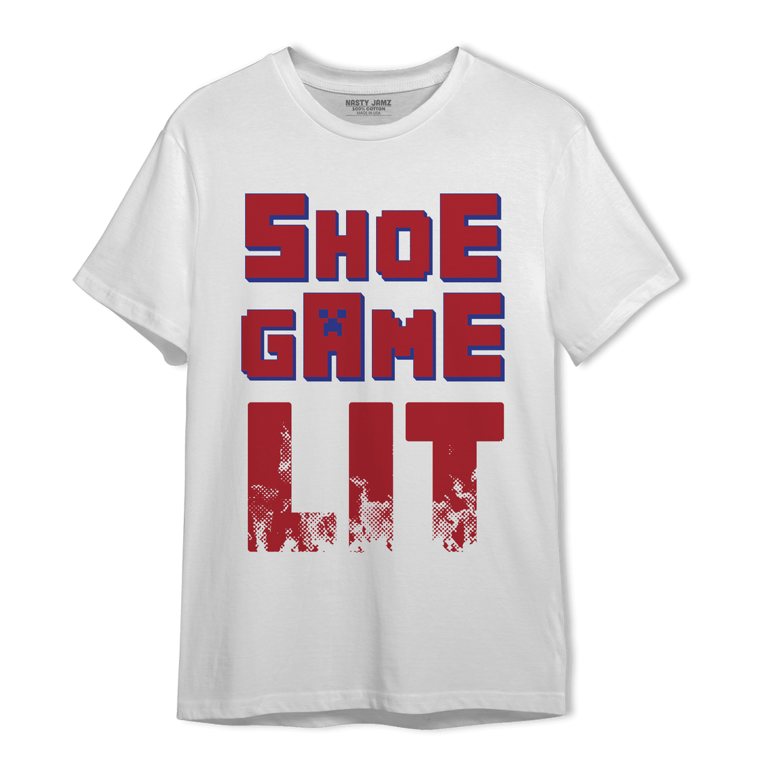 Playoffs 8s T Shirt Match Shoe Game Lit - NastyJamz